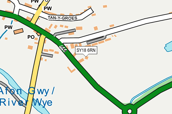 SY18 6RN map - OS OpenMap – Local (Ordnance Survey)