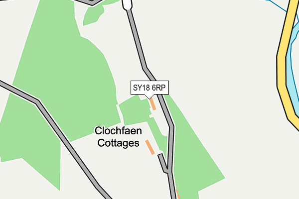 SY18 6RP map - OS OpenMap – Local (Ordnance Survey)