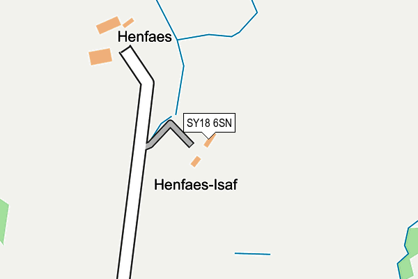 SY18 6SN map - OS OpenMap – Local (Ordnance Survey)