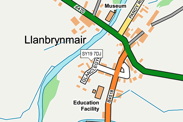 SY19 7DJ map - OS OpenMap – Local (Ordnance Survey)