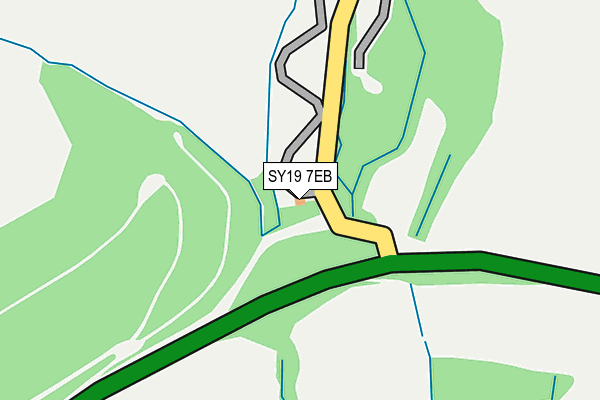 SY19 7EB map - OS OpenMap – Local (Ordnance Survey)