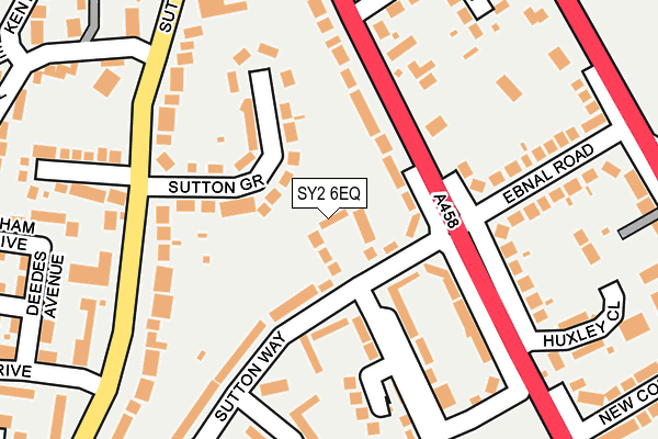 SY2 6EQ map - OS OpenMap – Local (Ordnance Survey)