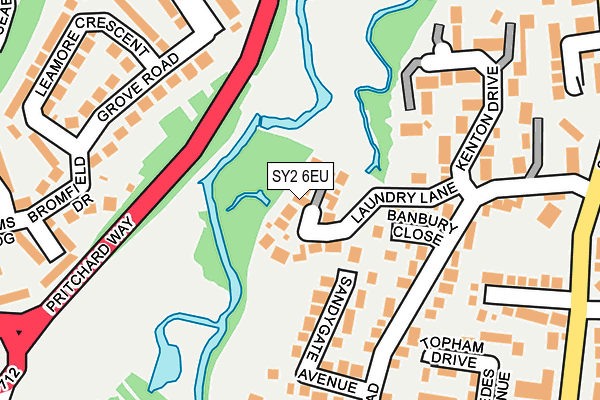 SY2 6EU map - OS OpenMap – Local (Ordnance Survey)