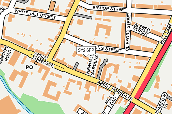 SY2 6FP map - OS OpenMap – Local (Ordnance Survey)