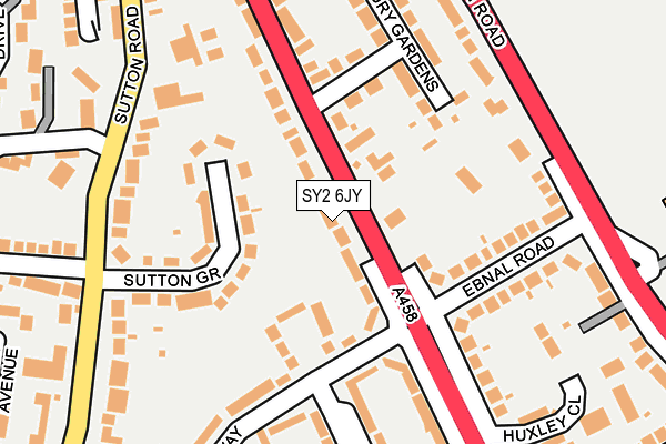 SY2 6JY map - OS OpenMap – Local (Ordnance Survey)