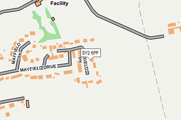 SY2 6PF map - OS OpenMap – Local (Ordnance Survey)