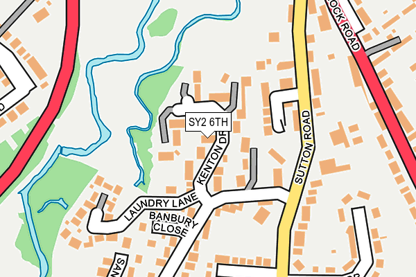 SY2 6TH map - OS OpenMap – Local (Ordnance Survey)