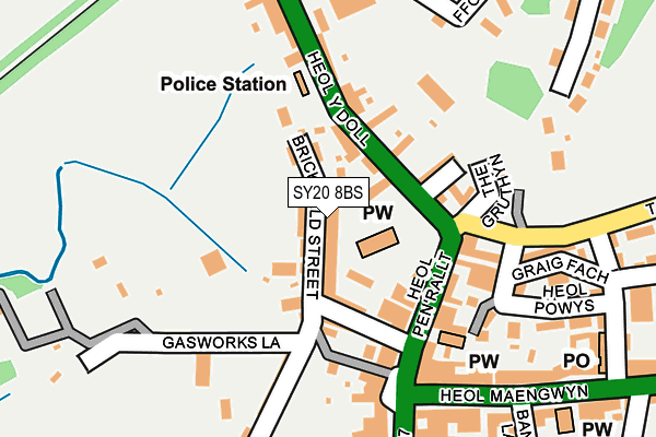 SY20 8BS map - OS OpenMap – Local (Ordnance Survey)