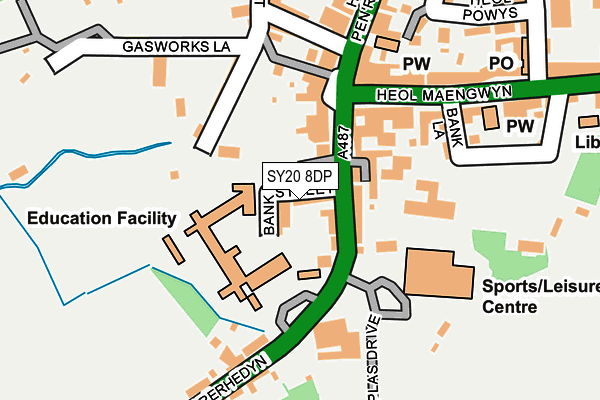 SY20 8DP map - OS OpenMap – Local (Ordnance Survey)