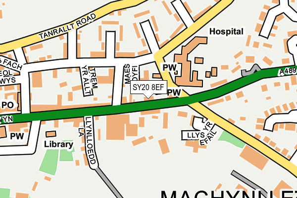 SY20 8EF map - OS OpenMap – Local (Ordnance Survey)