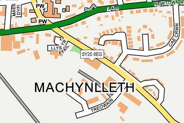 SY20 8EG map - OS OpenMap – Local (Ordnance Survey)