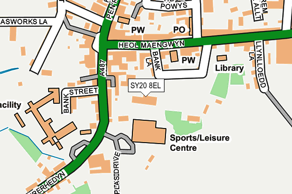 SY20 8EL map - OS OpenMap – Local (Ordnance Survey)