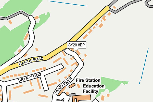 SY20 8EP map - OS OpenMap – Local (Ordnance Survey)