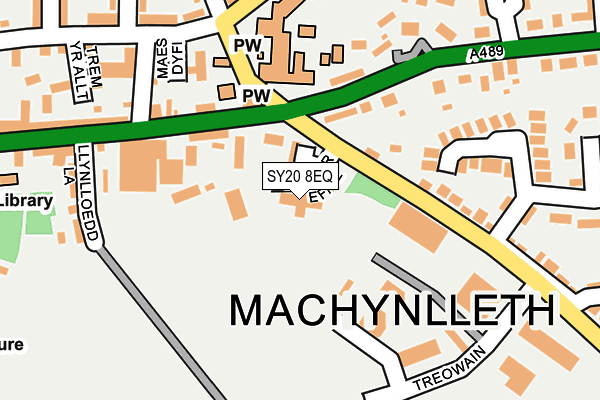 SY20 8EQ map - OS OpenMap – Local (Ordnance Survey)