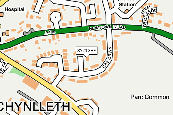 SY20 8HF map - OS OpenMap – Local (Ordnance Survey)