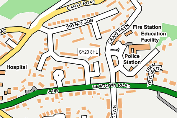 SY20 8HL map - OS OpenMap – Local (Ordnance Survey)