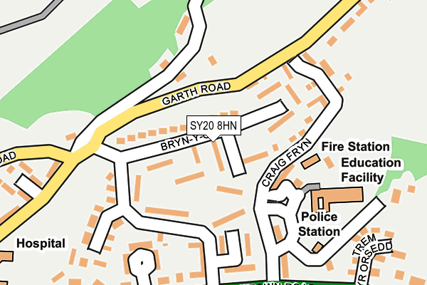 SY20 8HN map - OS OpenMap – Local (Ordnance Survey)