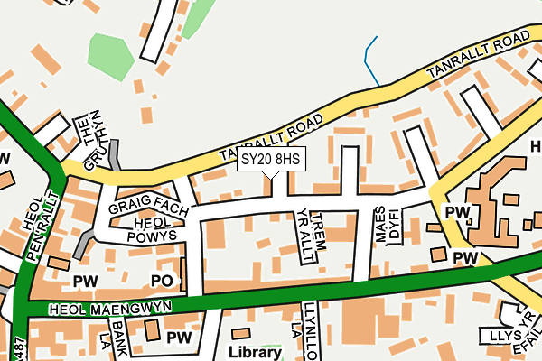 SY20 8HS map - OS OpenMap – Local (Ordnance Survey)