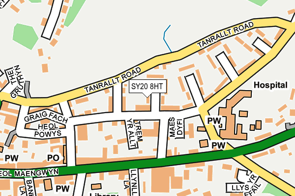 SY20 8HT map - OS OpenMap – Local (Ordnance Survey)