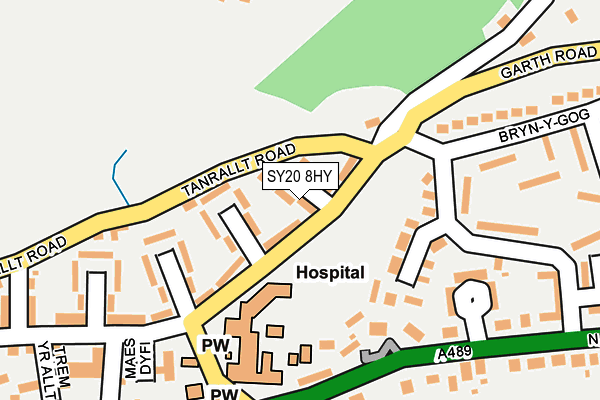 SY20 8HY map - OS OpenMap – Local (Ordnance Survey)