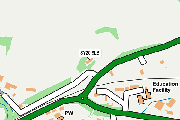 SY20 8LB map - OS OpenMap – Local (Ordnance Survey)