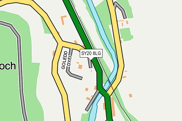 SY20 8LG map - OS OpenMap – Local (Ordnance Survey)