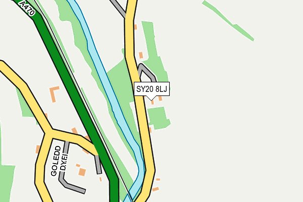 SY20 8LJ map - OS OpenMap – Local (Ordnance Survey)