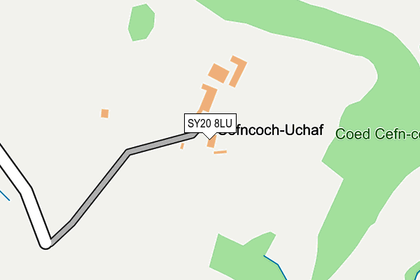 SY20 8LU map - OS OpenMap – Local (Ordnance Survey)