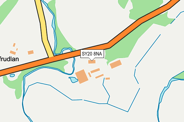 SY20 8NA map - OS OpenMap – Local (Ordnance Survey)