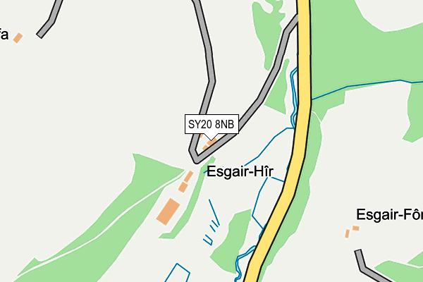 SY20 8NB map - OS OpenMap – Local (Ordnance Survey)