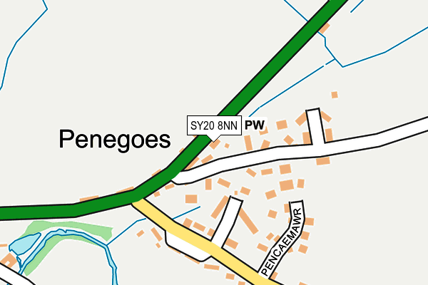 SY20 8NN map - OS OpenMap – Local (Ordnance Survey)