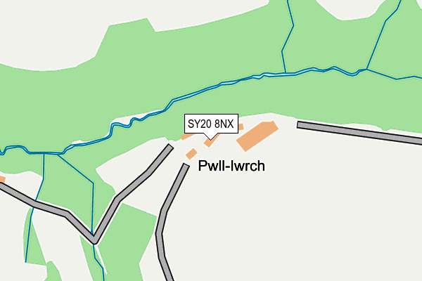 SY20 8NX map - OS OpenMap – Local (Ordnance Survey)