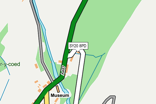 SY20 8PD map - OS OpenMap – Local (Ordnance Survey)