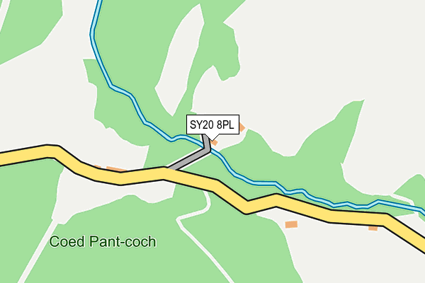 SY20 8PL map - OS OpenMap – Local (Ordnance Survey)