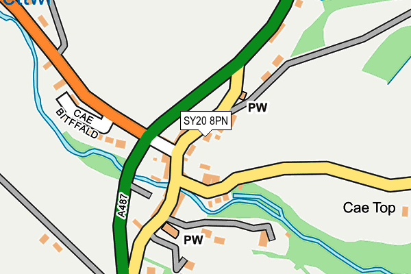 SY20 8PN map - OS OpenMap – Local (Ordnance Survey)