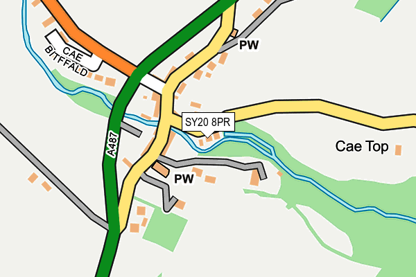 SY20 8PR map - OS OpenMap – Local (Ordnance Survey)