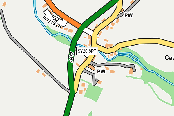 SY20 8PT map - OS OpenMap – Local (Ordnance Survey)