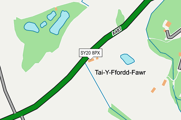 SY20 8PX map - OS OpenMap – Local (Ordnance Survey)