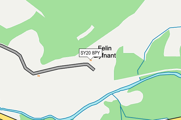 SY20 8PY map - OS OpenMap – Local (Ordnance Survey)