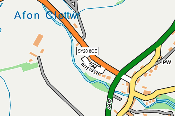 SY20 8QE map - OS OpenMap – Local (Ordnance Survey)