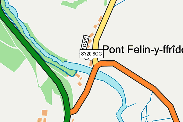SY20 8QG map - OS OpenMap – Local (Ordnance Survey)