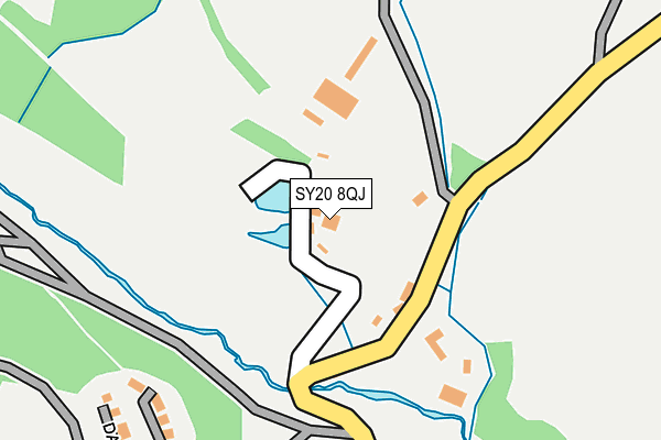SY20 8QJ map - OS OpenMap – Local (Ordnance Survey)