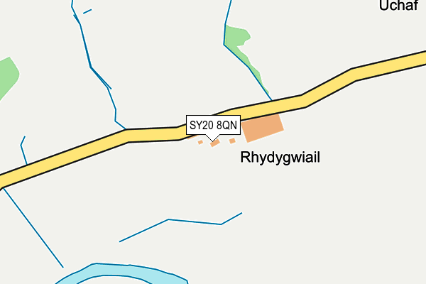 SY20 8QN map - OS OpenMap – Local (Ordnance Survey)