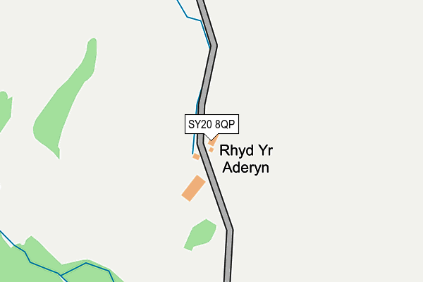 SY20 8QP map - OS OpenMap – Local (Ordnance Survey)