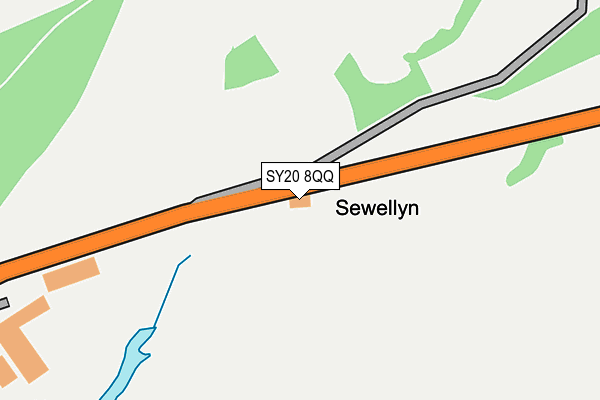 SY20 8QQ map - OS OpenMap – Local (Ordnance Survey)