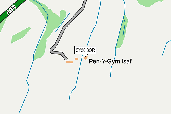 SY20 8QR map - OS OpenMap – Local (Ordnance Survey)