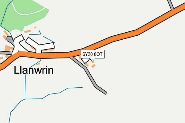 SY20 8QT map - OS OpenMap – Local (Ordnance Survey)