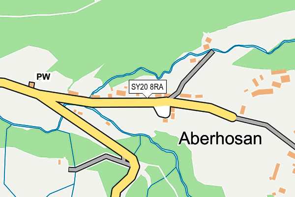 SY20 8RA map - OS OpenMap – Local (Ordnance Survey)