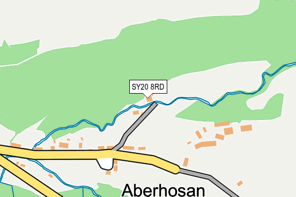 SY20 8RD map - OS OpenMap – Local (Ordnance Survey)