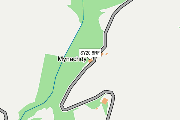 SY20 8RF map - OS OpenMap – Local (Ordnance Survey)